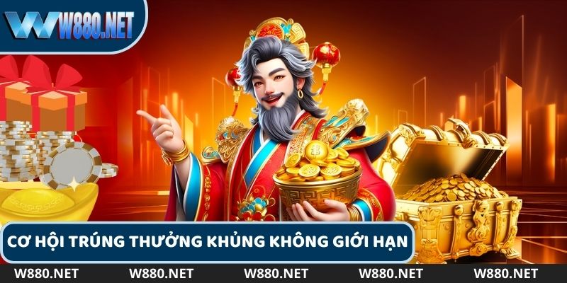 Trúng thưởng cực khủng tại nhà cái W88